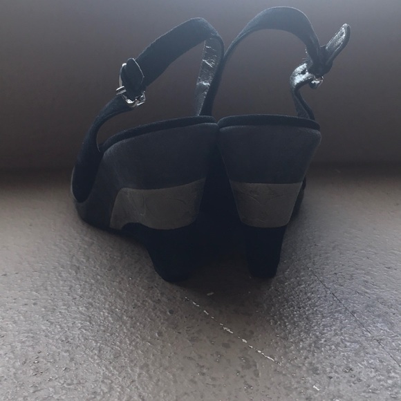 Coach Wedges in multi color( Gray,Black,Silver)♥️ - Picture 4 of 7